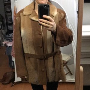 Men’s  vintage kangaroo leather jacket